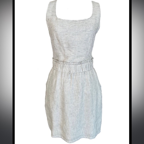 Greylin Dress 100% Linen body 100% Raylon lining - size Medium - Picture 1 of 7